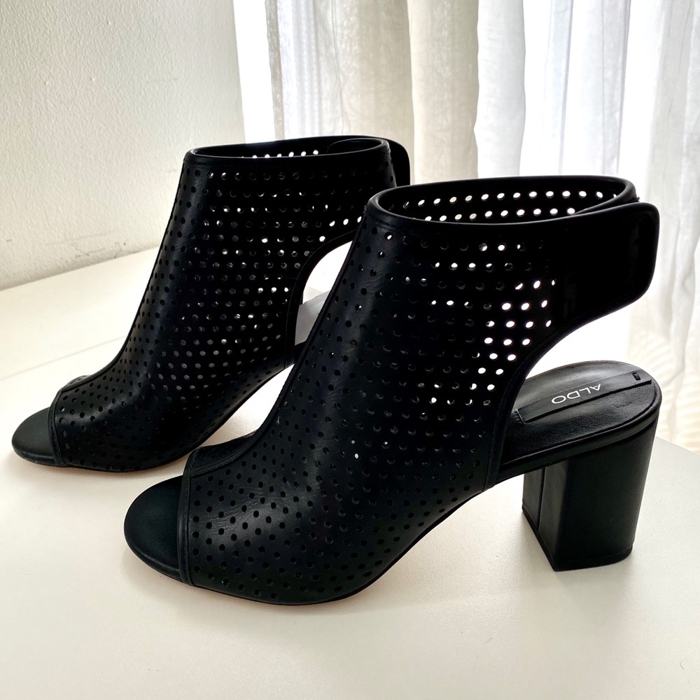ALDO Kedilacia Black Booties Sandals 🖤BRAND NEW!!